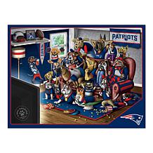Officially Licensed NFL 500-piece Puzzle - A Real Nailbiter - Patriots
