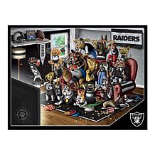 Officially Licensed NFL 500-piece Puzzle - A Real Nailbiter - Raiders