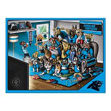 Officially Licensed NFL 500-piece Puzzle - A Real Nailbiter - Panthers