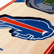 Officially Licensed NFL 6" x 19" 3-D Stadium Banner - Buffalo Bills
