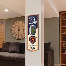Officially Licensed NFL 6" x 19" 3-D Stadium Banner - Chicago Bears 