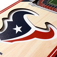 Officially Licensed NFL 6" x 19" 3-D Stadium Banner - Houston Texans