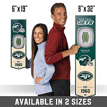 Officially Licensed NFL 6" x 19" 3-D Stadium Banner - New York Jets