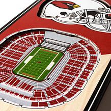 Officially Licensed NFL 6" x 19" 3D Stadium Banner - Arizona Cardinals