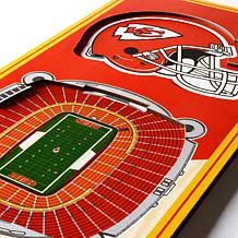 Officially Licensed NFL 6x19" 3D Stadium Banner - Kansas City Chiefs