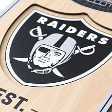 Officially Licensed NFL 6x19" 3D Stadium Banner - Las Vegas Raiders