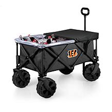 Officially Licensed NFL All-Terrain Portable Wagon- Cincinnati Bengals
