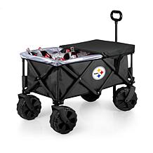 Officially Licensed NFL All-Terrain Portable Wagon-Pittsburgh Steelers