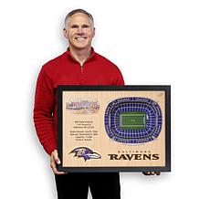Officially Licensed NFL Baltimore Ravens StadiumView 3D Wall Art