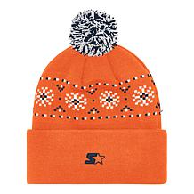 Officially Licensed NFL by Carl Banks Holiday Sweater Light-up Beanie