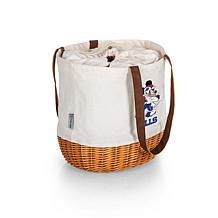 Officially Licensed NFL Canvas and Willow Basket Tote - Mickey Bills