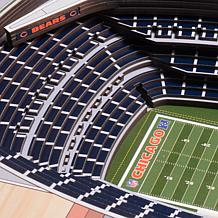 Officially Licensed NFL Chicago Bears 25-layer StadiumView 3D Wall Art