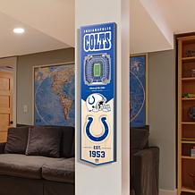 Officially Licensed NFL Colts 3D Stadium Banner - Lucas Oil Stadium