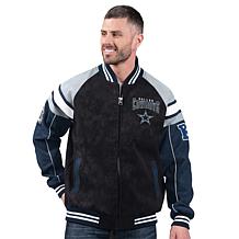 Officially Licensed NFL Dallas Cowboys Faux Suede Jacket by Glll