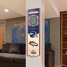 Officially Licensed NFL Denver Broncos 3D Stadium Banner