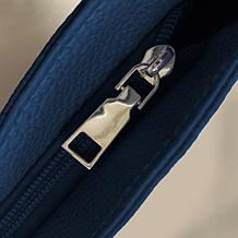 Officially Licensed NFL Denver Broncos Pebble Split Hobo Bag