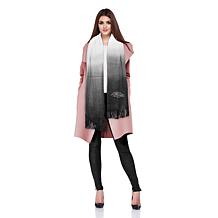 Officially Licensed NFL Dip Dye Scarf - Baltimore Ravens