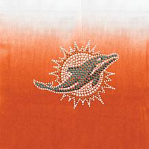 Officially Licensed NFL Dip Dye Scarf - Miami Dolphins