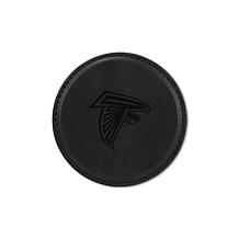 Officially Licensed NFL Falcons Black Personalized Coaster 4pk