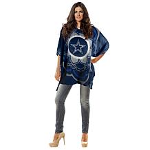 Officially Licensed NFL "Flower" Caftan - Dallas Cowboys