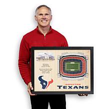Officially Licensed NFL Houston Texans StadiumView 3D Wall Art