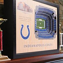 Officially Licensed NFL Indianapolis Colts StadiumView 3D Wall Art