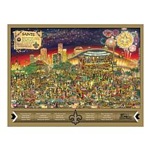 Officially-Licensed NFL Joe Journeyman Puzzle - New Orleans Saints