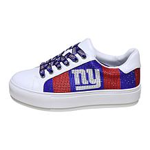 Officially Licensed NFL Lace-Up Sparkle Sneaker by Cuce Shoes