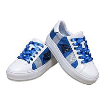 Officially Licensed NFL Lace-Up Sparkle Sneaker by Cuce Shoes