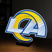 Officially Licensed NFL LED Logo Infinity Light