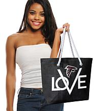 Officially Licensed NFL Love Tote - Atlanta Falcons 