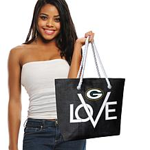 Officially Licensed NFL Love Tote - Green Bay Packers