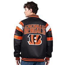 Officially Licensed NFL Men's Faux Leather Varsity Jacket by Glll