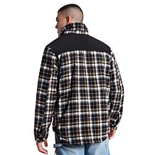 Officially Licensed NFL Men's Transitional Plaid Shirt Jacket by Glll