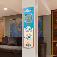 Officially Licensed NFL Miami Dolphins 3D Stadium Banner