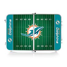 Officially Licensed NFL Miami Dolphins Mini Portable Table