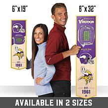 Officially Licensed NFL Minnesota Vikings 3D Stadium Banner