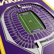 Officially Licensed NFL Minnesota Vikings 3D Stadium Banner