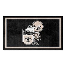 New Orleans Saints Nfl Team Logo Wooden Style Style Nice Gift Home Decor  Rectangle Area Rug - Peto Rugs