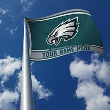 Officially Licensed NFL Philadelphia Eagles Personalized Banner Flag