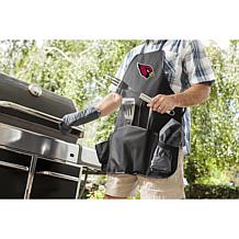 Officially Licensed NFL Picnic Time Apron Tote Pro Grill Set Cardinals