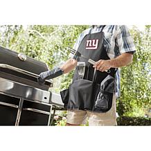 Officially Licensed NFL Picnic Time Apron Tote Pro Grill Set Giants