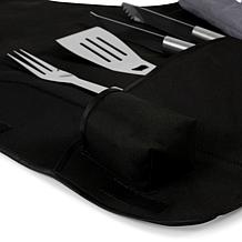 Officially Licensed NFL Picnic Time Apron Tote Pro Grill Set Vikings