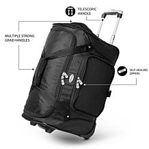 Officially Licensed NFL Pittsburgh Steelers 22" Wheeled Duffel Bag