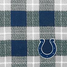 Officially Licensed NFL Plaid Blanket Scarf - Indianapolis Colts 