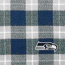 Officially Licensed NFL Plaid Blanket Scarf - Seattle Seahawks 