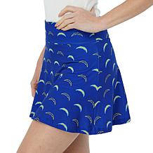 Officially Licensed NFL Printed Record Knit Skort by Concepts Sport