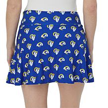 Officially Licensed NFL Printed Record Knit Skort by Concepts Sport