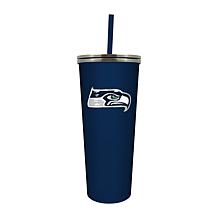 Tervis Officially Licensed NFL 40oz. Wide Mouth Leather Water Bottle, Colts