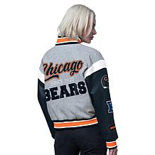 Officially Licensed NFL Starter Women's Cropped Varsity Jacket by Glll